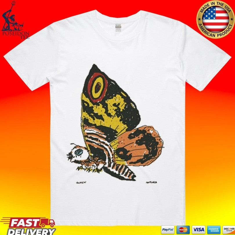 Godzilla Mothra Sketch T-shirt Unisex T-shirt, Sweatshirt, Hoodie, Long Sleeve Tee - T-Shirt, Sweatshirt, Hoodie