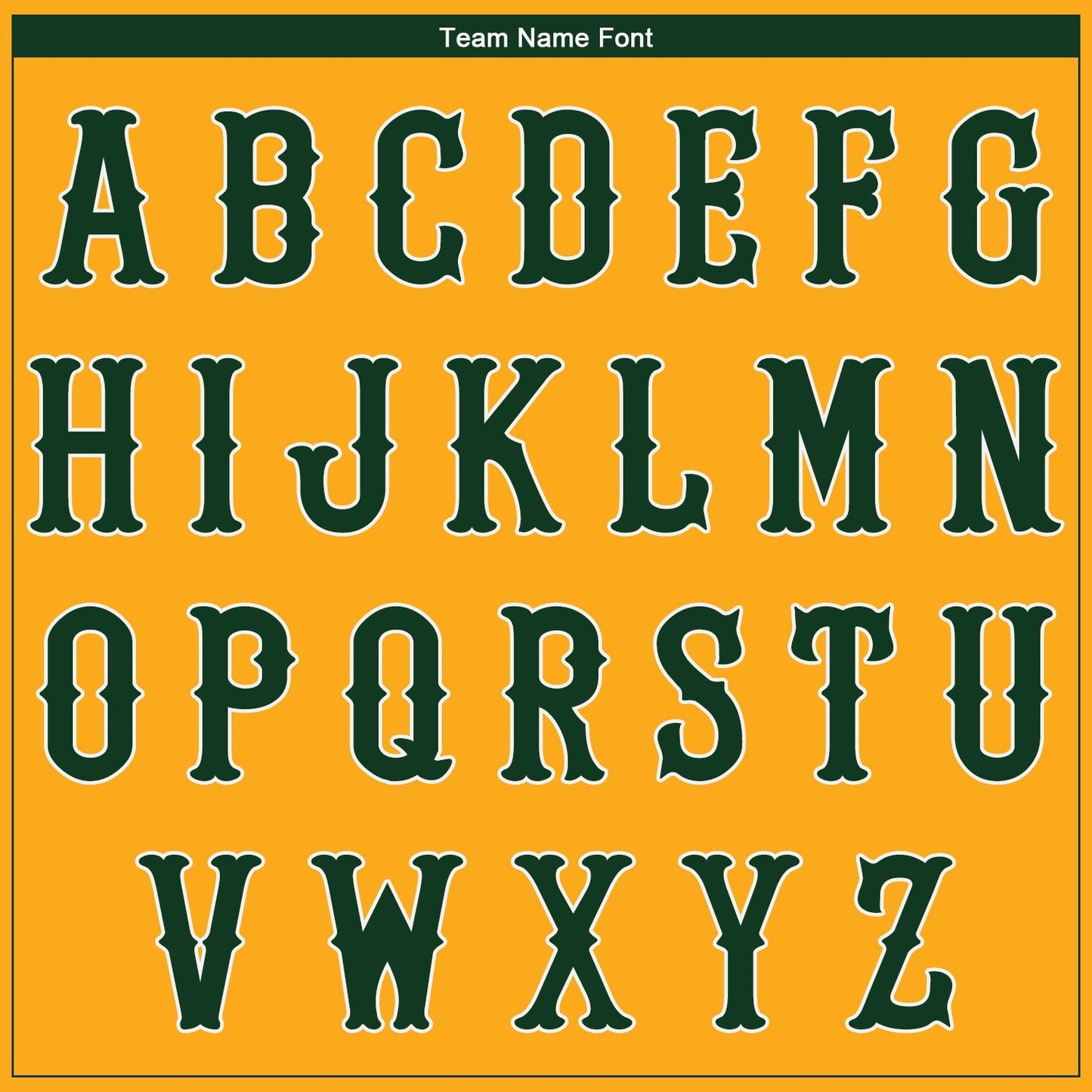 Custom Gold Green-White Authentic Baseball Jersey baseball jersey product view 5