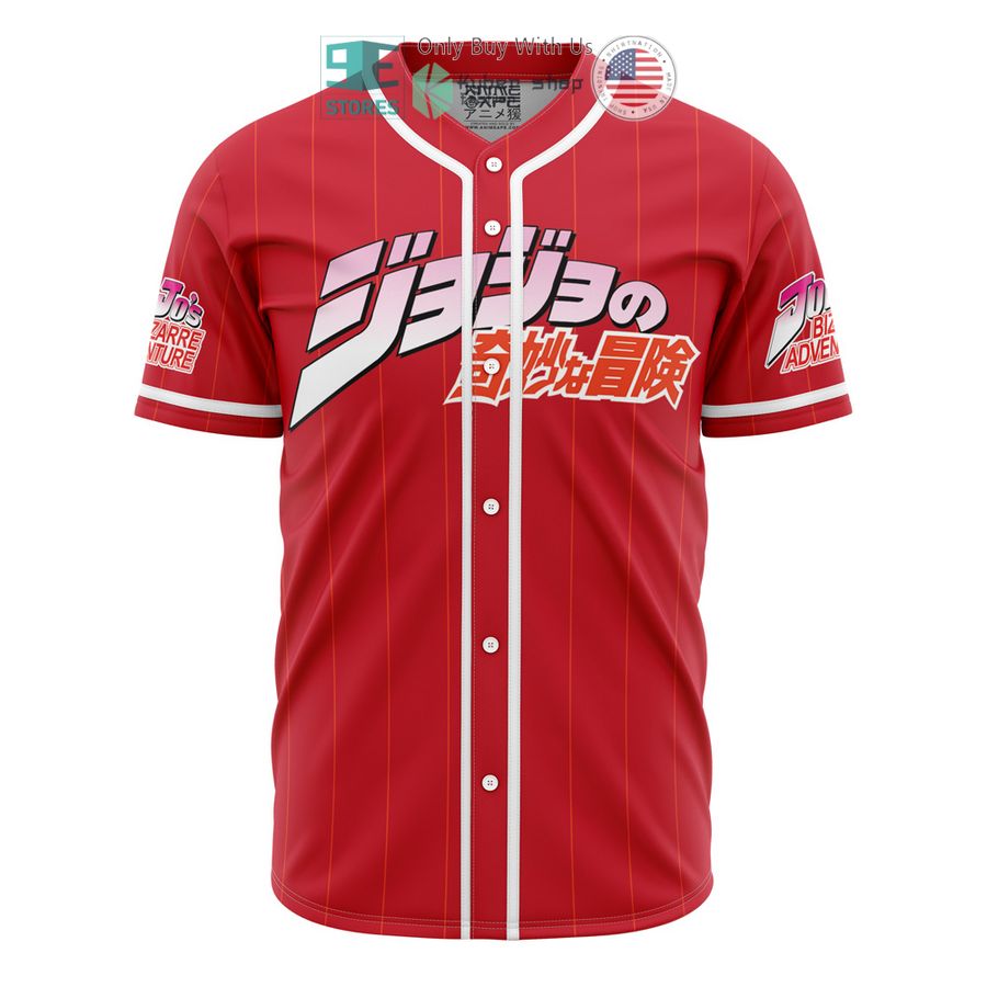 BEST Golden Wind Squad Jojo's Bizarre Adventure Baseball Jersey baseball jersey product view 1