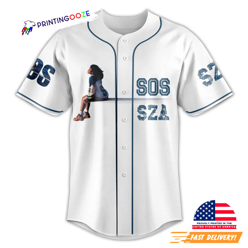 Good Days SZA Baseball Jersey baseball jersey product view 3