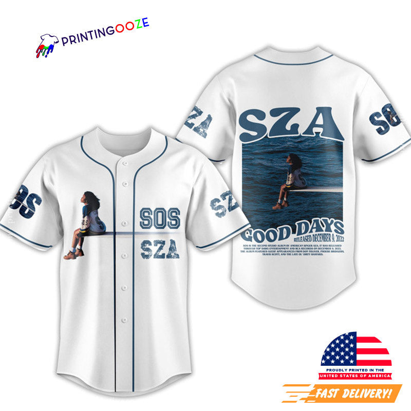 Good Days SZA Baseball Jersey baseball jersey product view 4