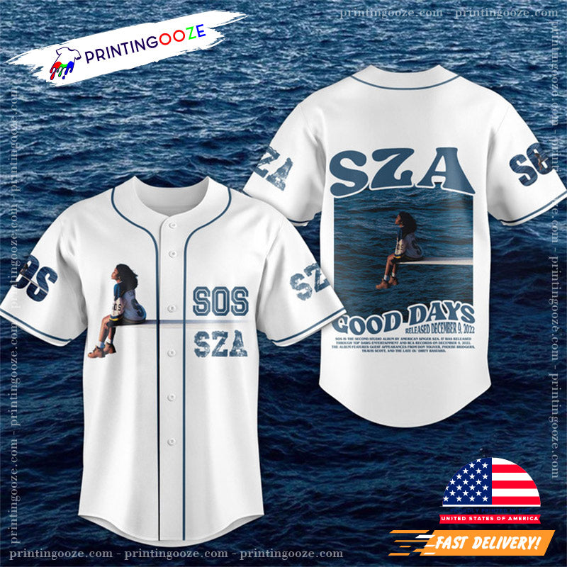 Good Days SZA Baseball Jersey baseball jersey product view 1