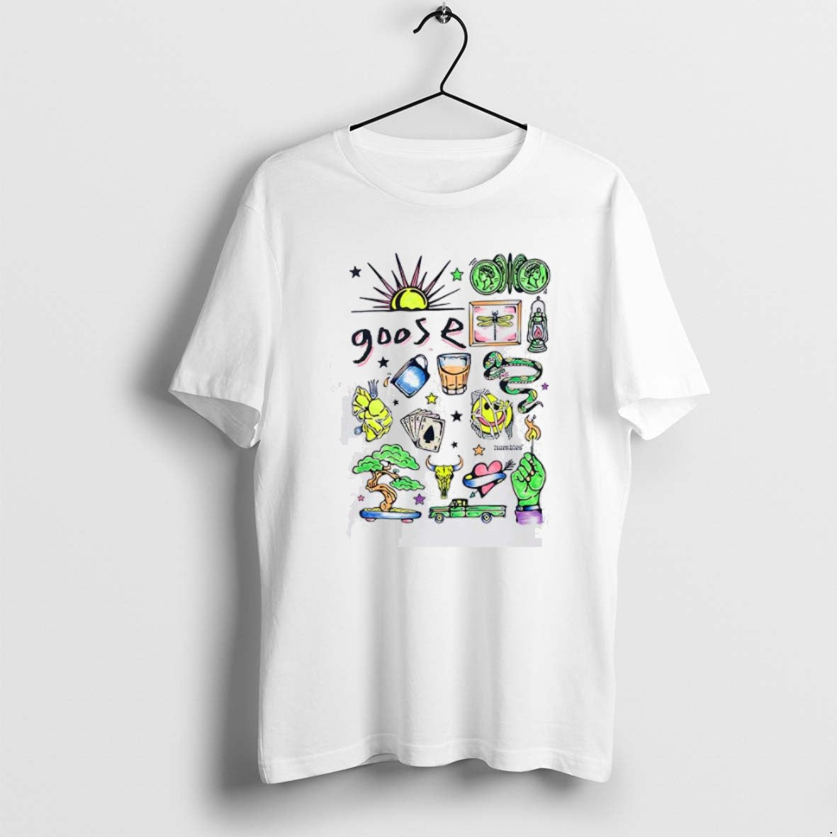 Goose Hand Colored Highlighter T Shirts Unisex T-shirt, Sweatshirt, Hoodie, Long Sleeve Tee - T-Shirt, Sweatshirt, Hoodie