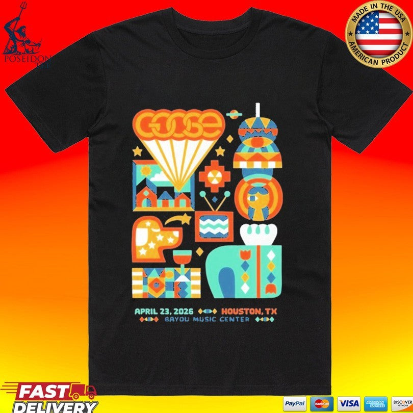 Goose Houston Spring 2026 Event T-shirt Unisex T-shirt, Sweatshirt, Hoodie, Long Sleeve Tee - T-Shirt, Sweatshirt, Hoodie