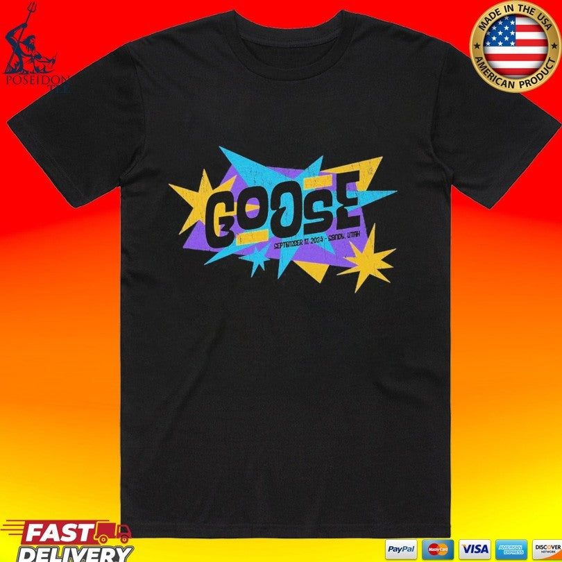 Goose Sandy, UT September 2024 Event T-shirt Unisex T-shirt, Sweatshirt, Hoodie, Long Sleeve Tee - T-Shirt, Sweatshirt, Hoodie