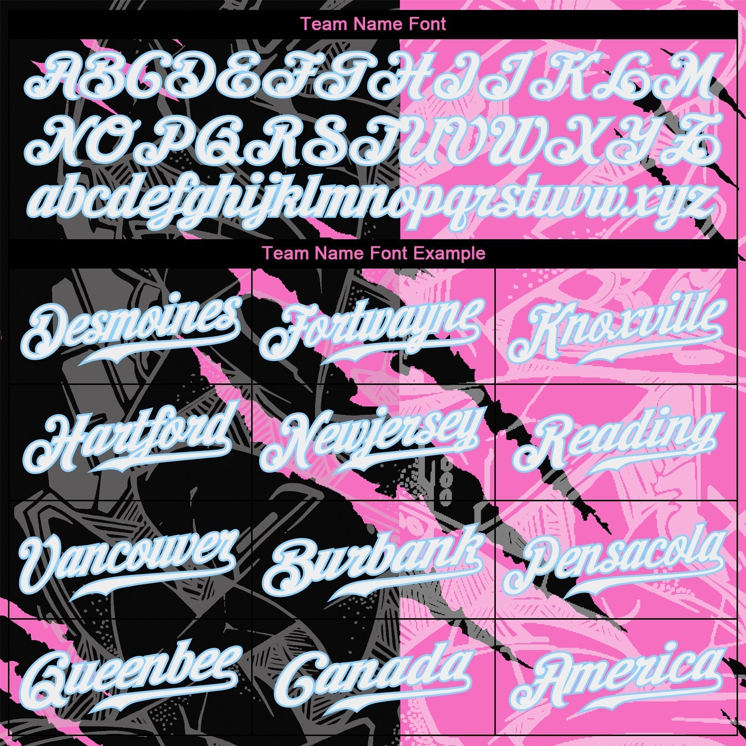 Custom Graffiti Pattern White-Light Blue 3D Authentic Baseball Jersey baseball jersey product view 4