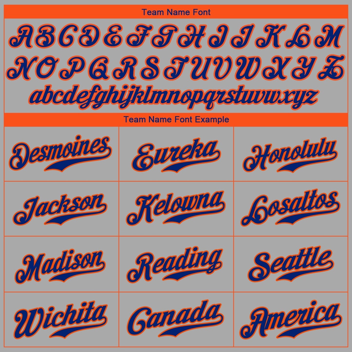 Custom Gray Royal-Orange Authentic Baseball Jersey baseball jersey product view 5