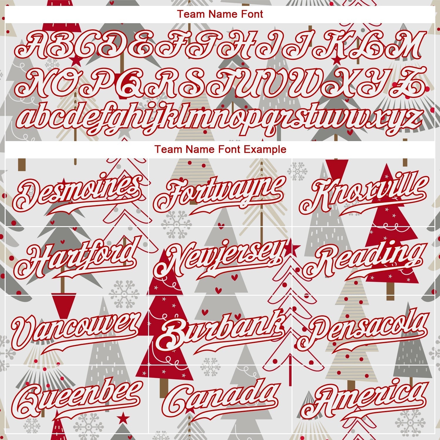 Custom Gray White-Red Christmas 3D Authentic Baseball Jersey baseball jersey product view 4