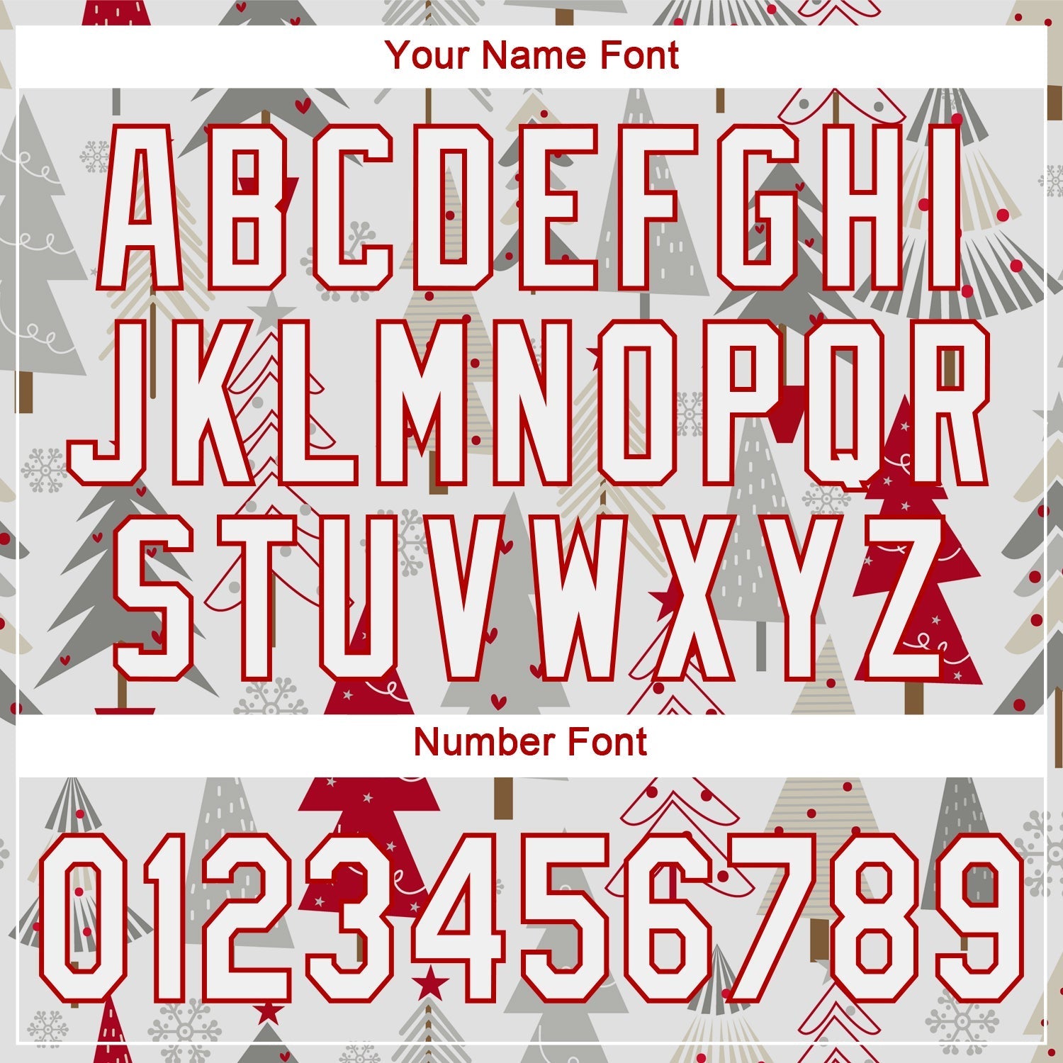Custom Gray White-Red Christmas 3D Authentic Baseball Jersey baseball jersey product view 5