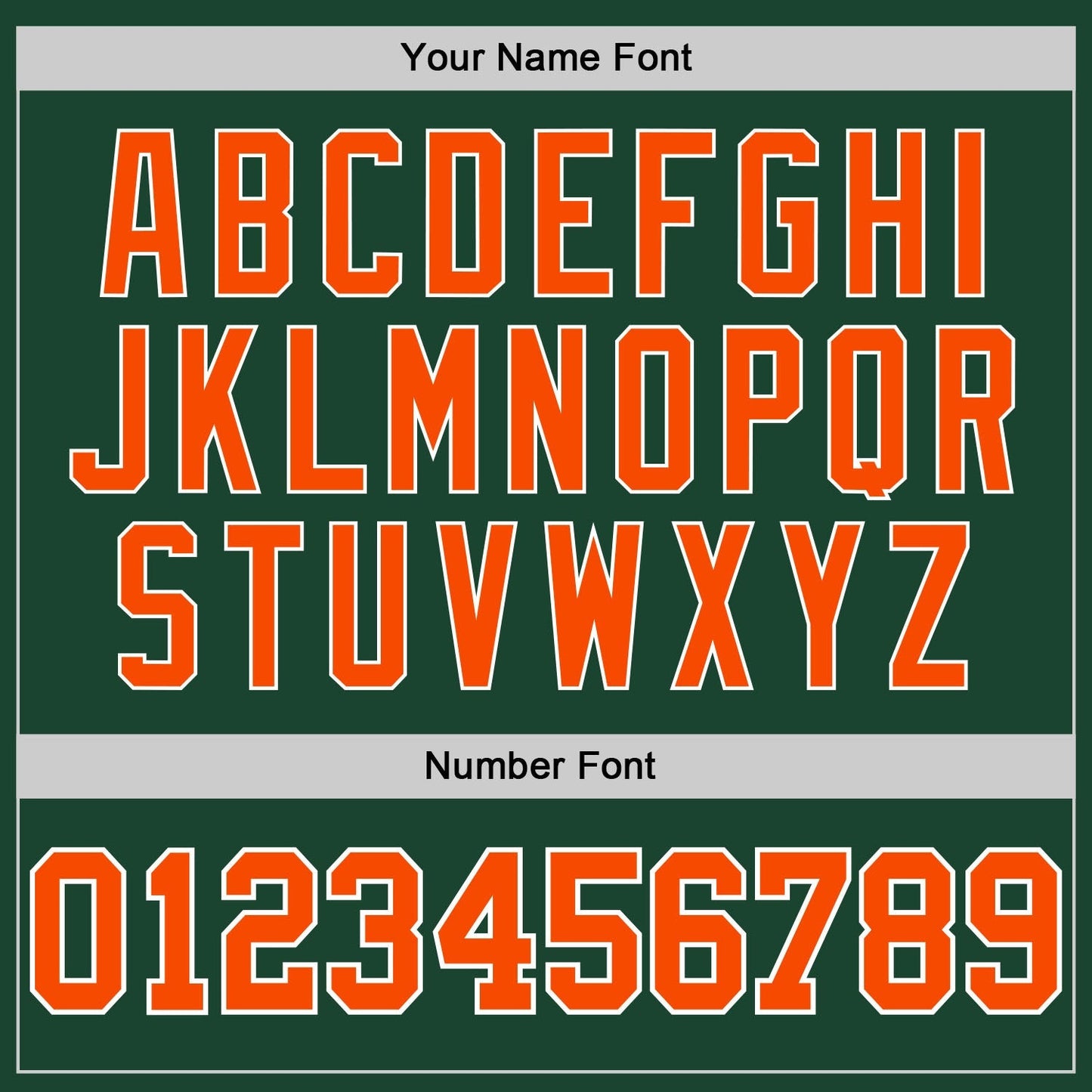 Custom Green Orange-White Authentic Baseball Jersey baseball jersey product view 5