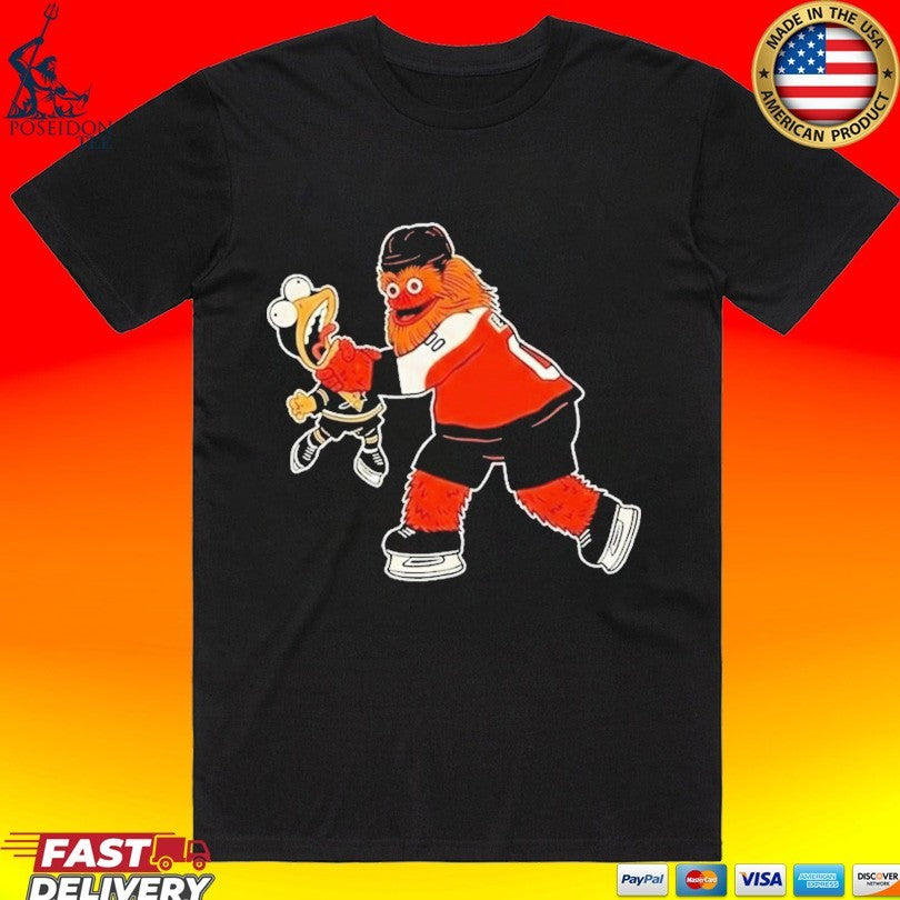 Gritty Strangle Iceburgh Philadelphia Flyers Vs Pittsburgh Penguins Hockey Funny Meme T-shirt - T-Shirt, Sweatshirt, Hoodie