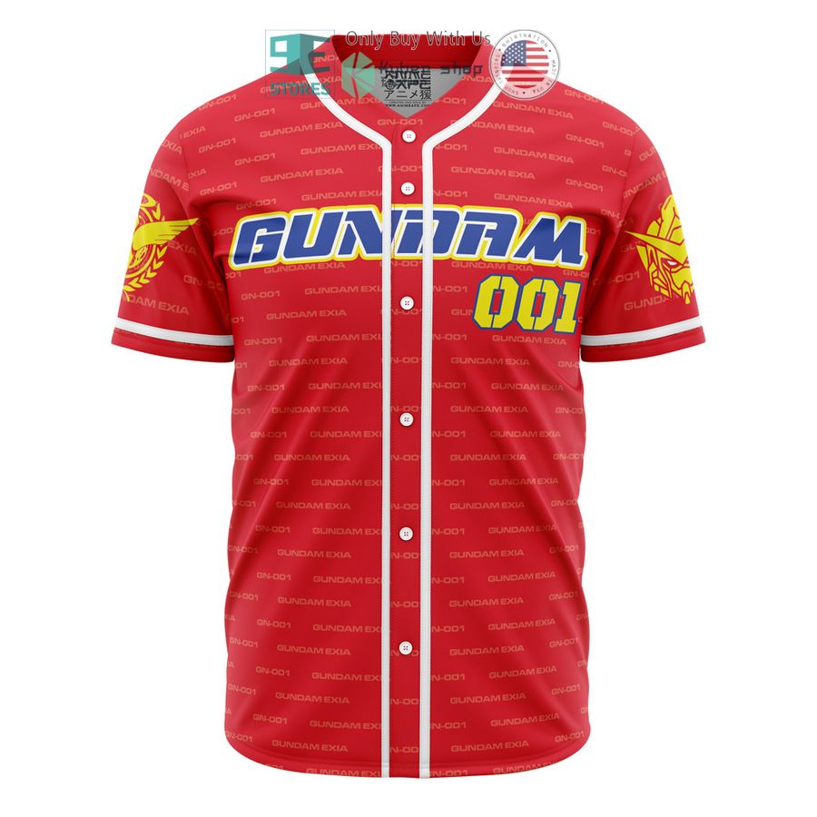 BEST Gundam Exia Baseball Jersey baseball jersey product view 1