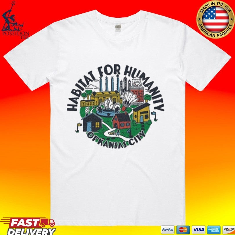 Habitat For Humanity Kc Ash Of Kansas City T-shirt Unisex T-shirt, Sweatshirt, Hoodie, Long Sleeve Tee - T-Shirt, Sweatshirt, Hoodie