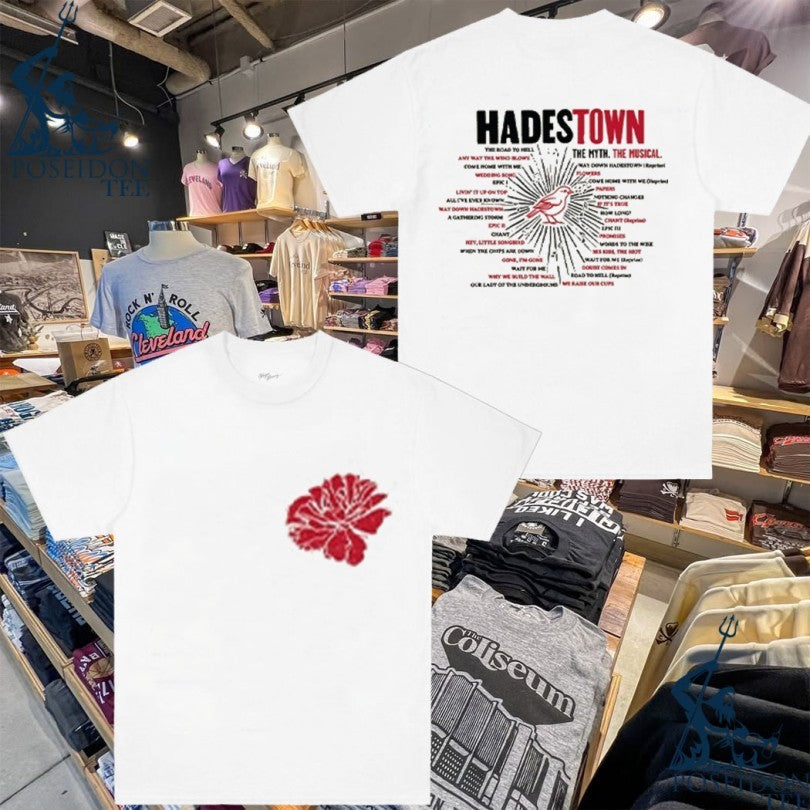 Hadestown Song List T-shirt Unisex T-shirt, Sweatshirt, Hoodie, Long Sleeve Tee - T-Shirt, Sweatshirt, Hoodie