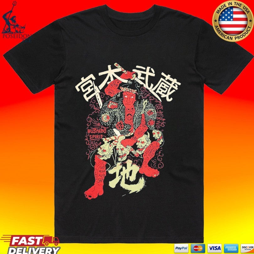 Half Sumo Musashi Musha T-shirt Unisex T-shirt, Sweatshirt, Hoodie, Long Sleeve Tee - T-Shirt, Sweatshirt, Hoodie