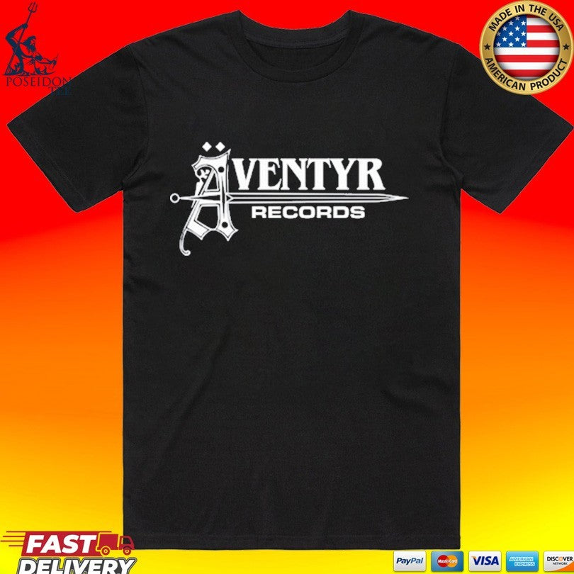 Hllas ventyr Records Sword T-shirt Unisex T-shirt, Sweatshirt, Hoodie, Long Sleeve Tee - T-Shirt, Sweatshirt, Hoodie