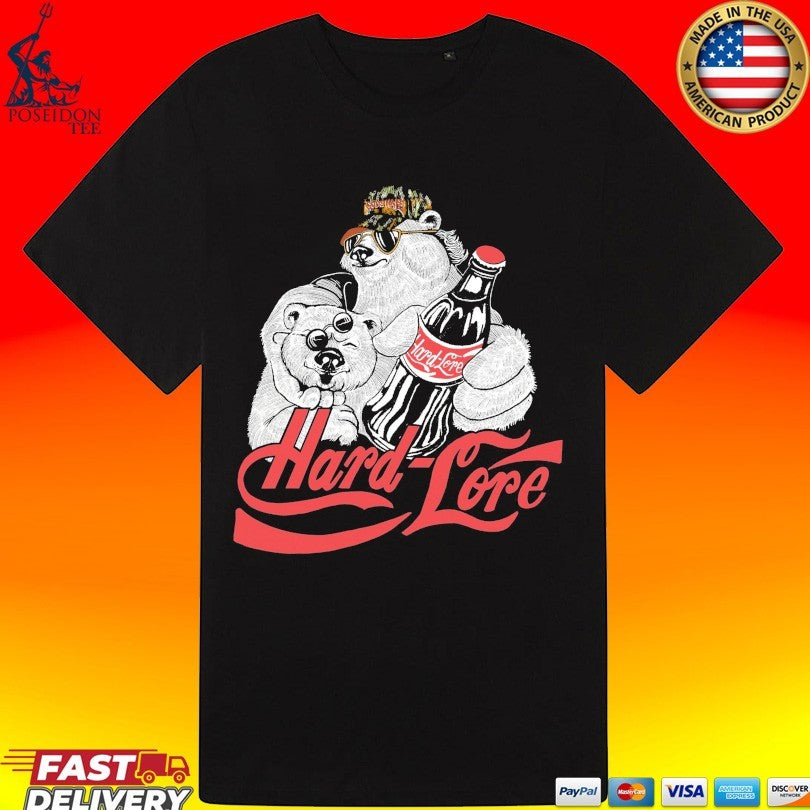 Hardlore Polar Bear - Adult & Kids T-Shirts, Sweatshirts & Hoodies apparel design preview 3