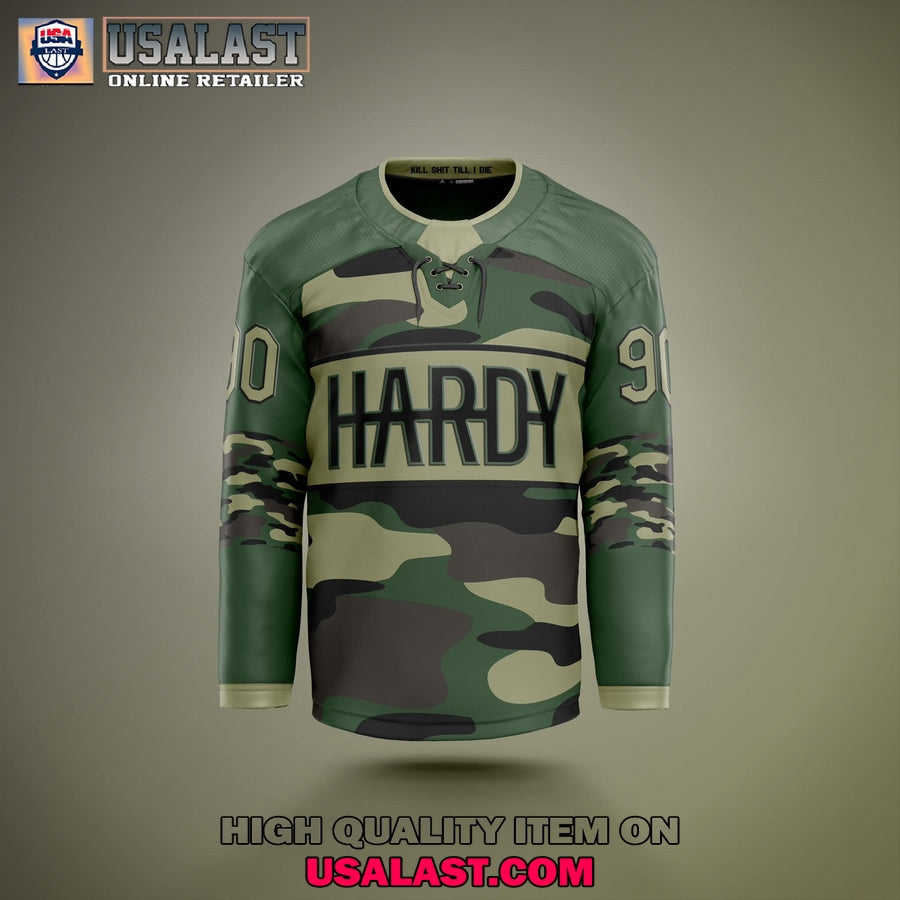 Hardy Redneck Custom Hockey Jersey hockey jersey product view 2
