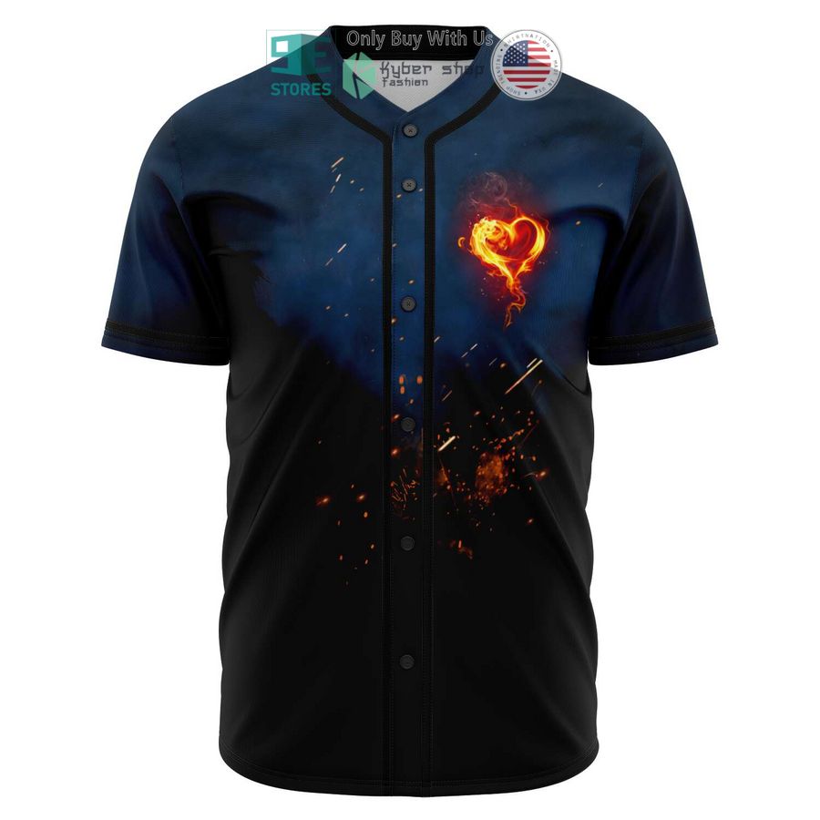 BEST Hearts On Fire Dabin Illenium Baseball Jersey baseball jersey product view 1