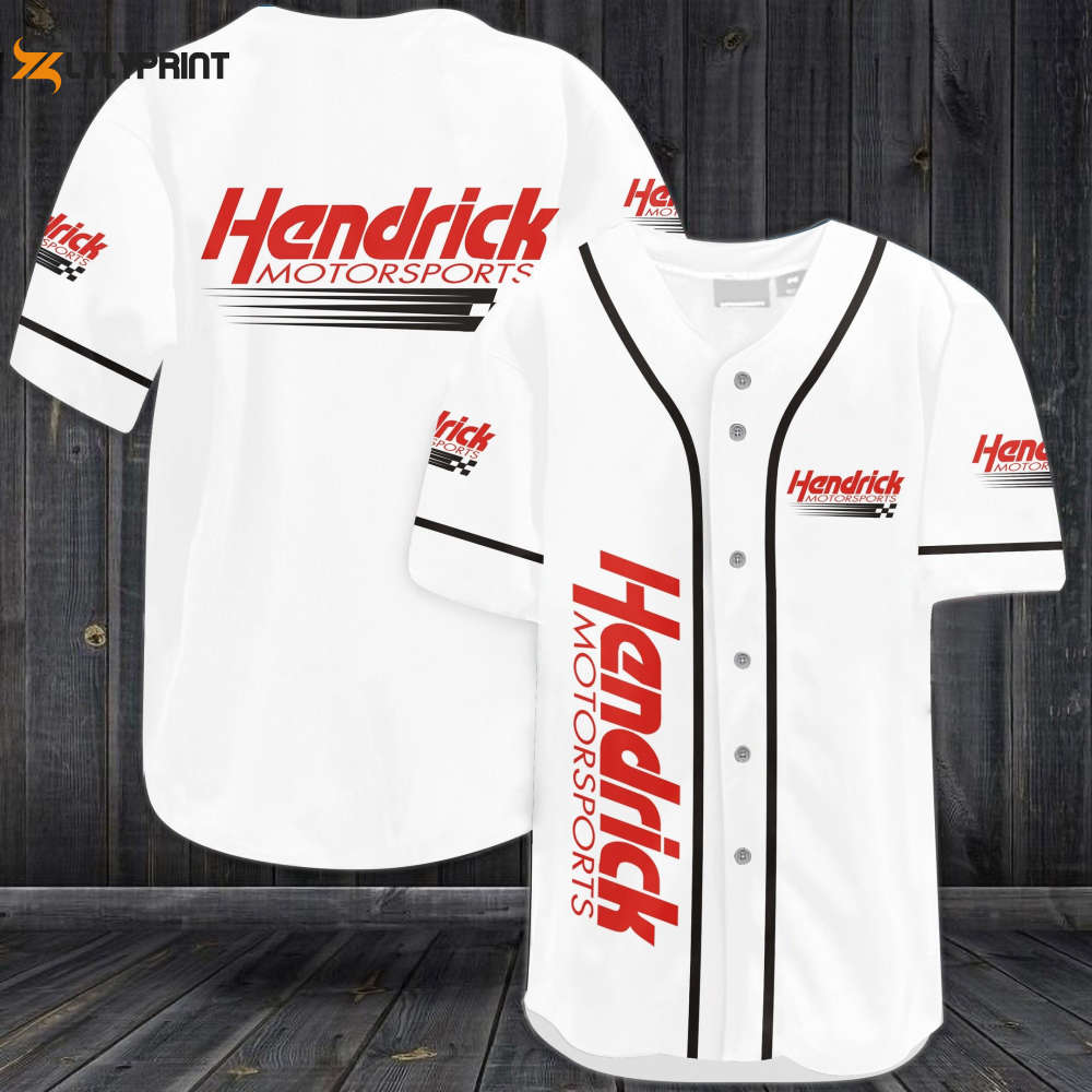 Hendrick Motorsports Car Team Baseball Jersey - lylyprint.com baseball jersey product view 1