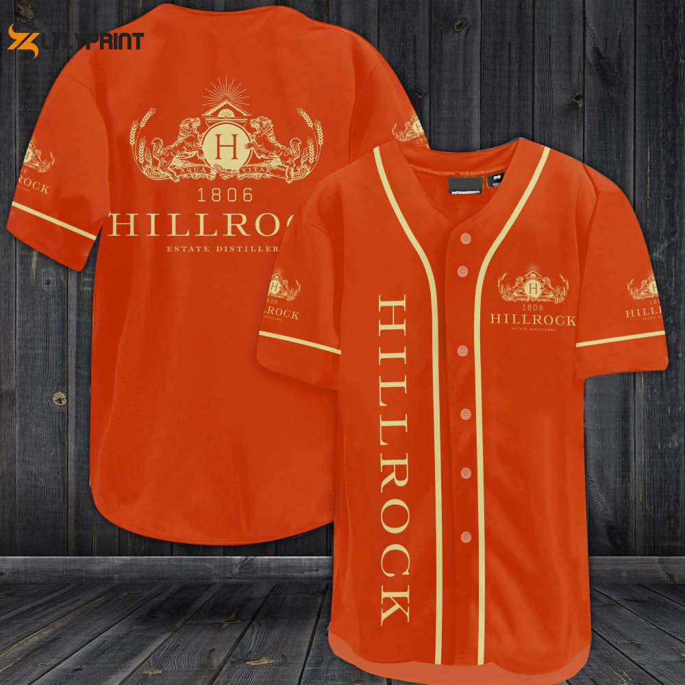 Hill Rock Baseball Jersey - lylyprint.com baseball jersey product view 1