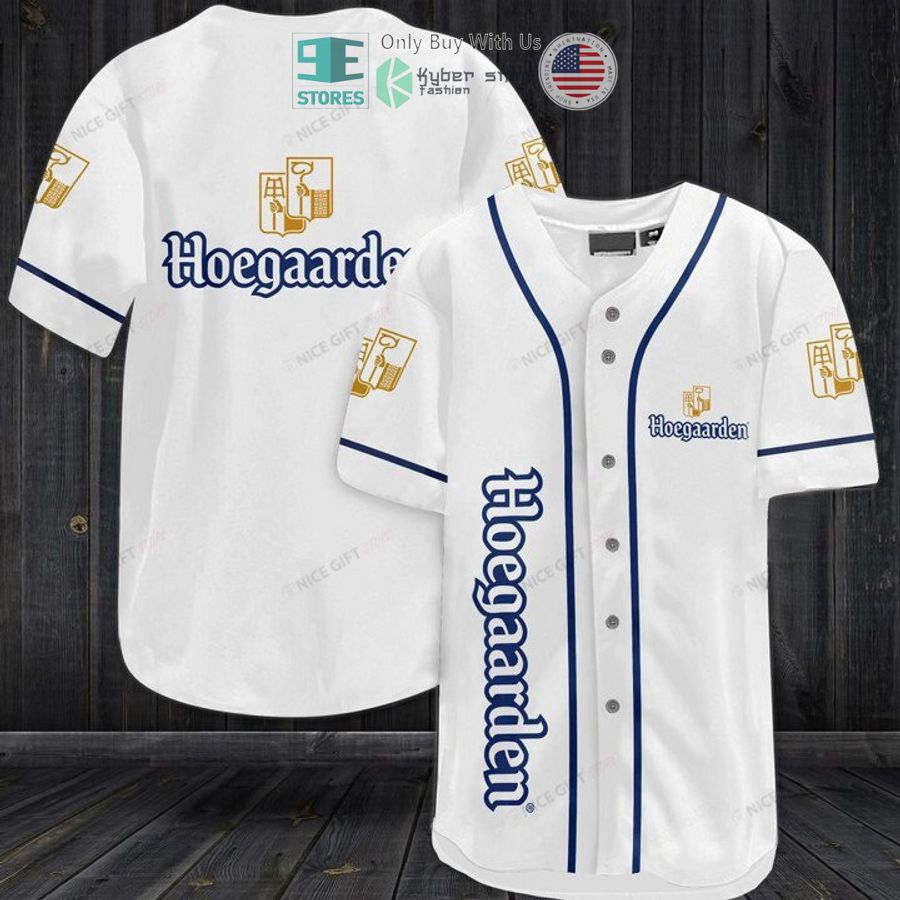 BEST Hoegaarden white Baseball Jersey baseball jersey product view 1