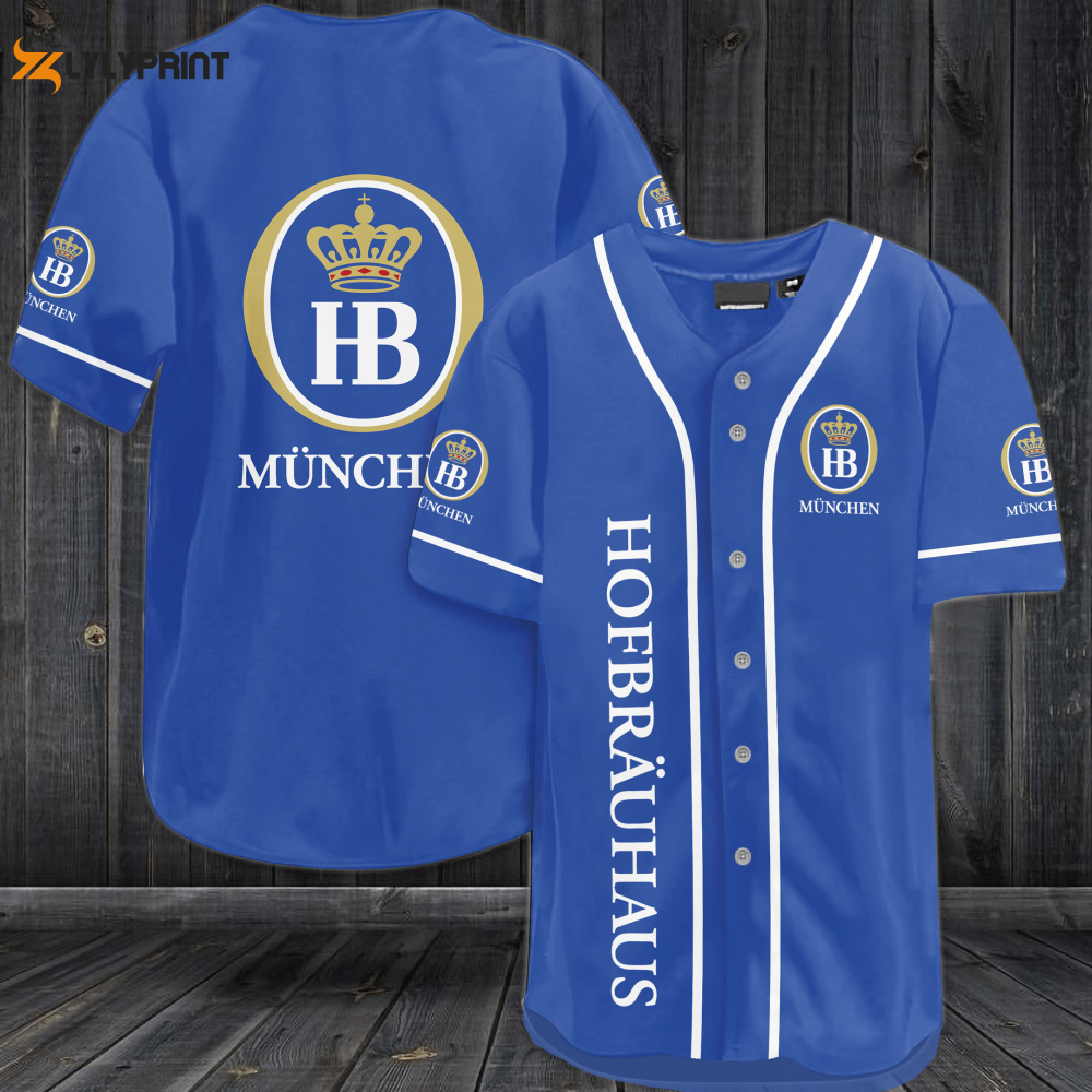 Hofbrauhaus Munchen Baseball Jersey - lylyprint.com baseball jersey product view 1