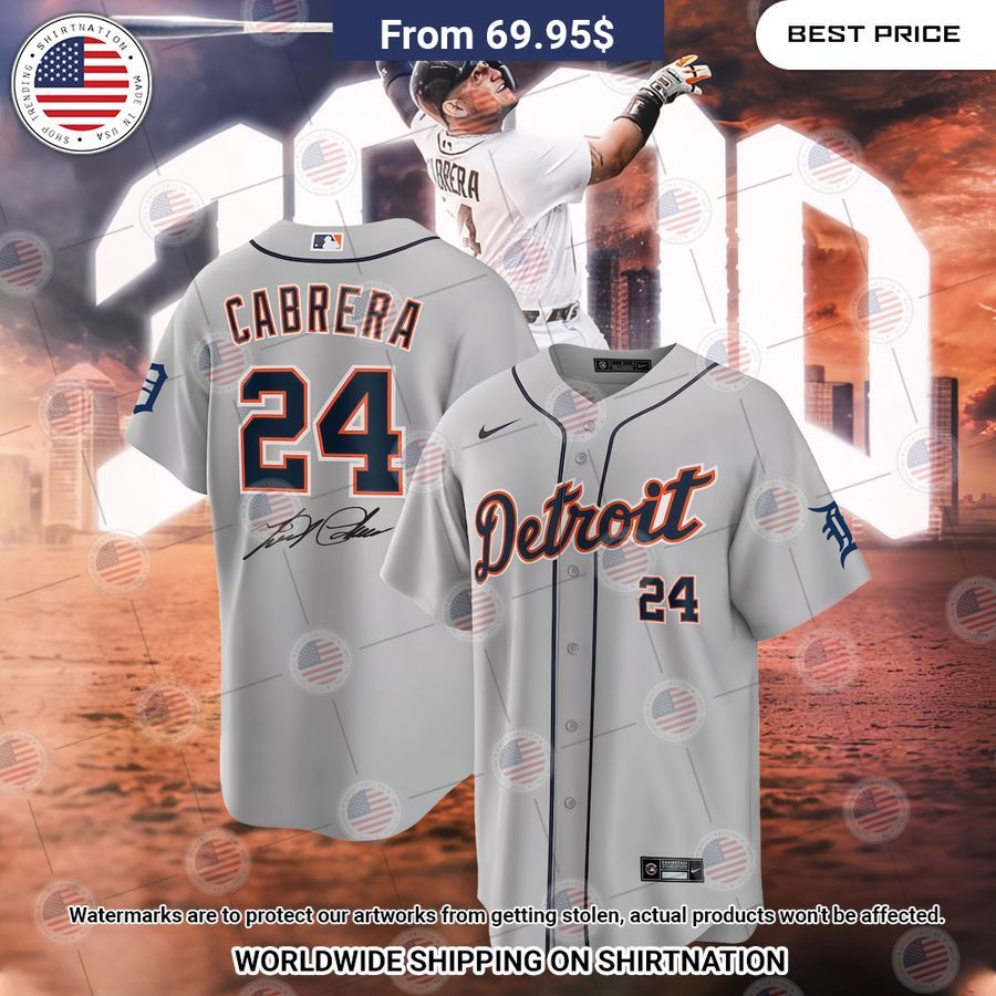 HOT Detroit Tigers Miguel Cabrera Baseball Jersey baseball jersey product view 1