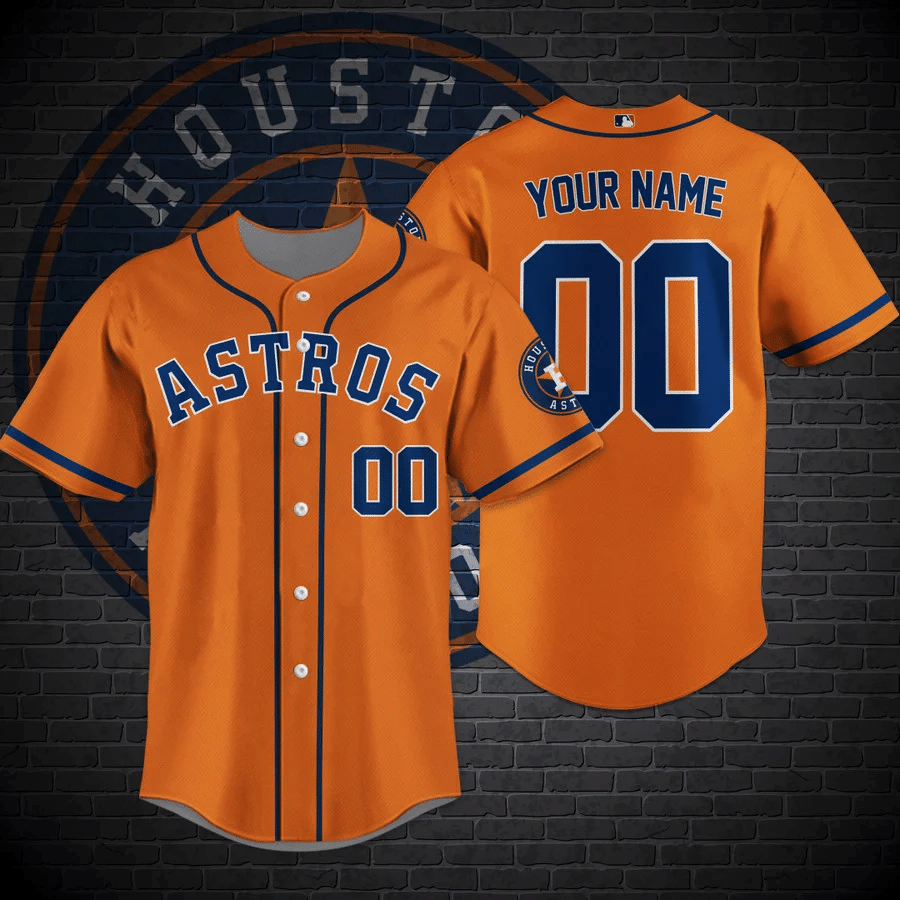 Houston Astros Champions Baseball Jersey Personalized Trend 2023 Fan Gifts - lylyprint.com baseball jersey product view 2
