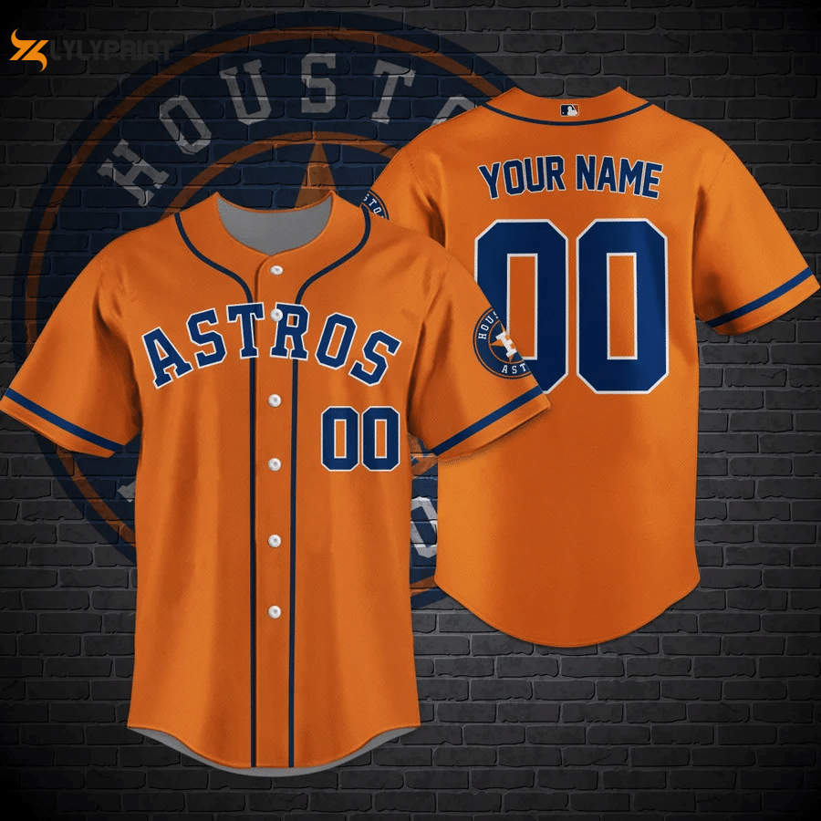 Houston Astros Champions Baseball Jersey Personalized Trend 2023 Fan Gifts - lylyprint.com baseball jersey product view 1