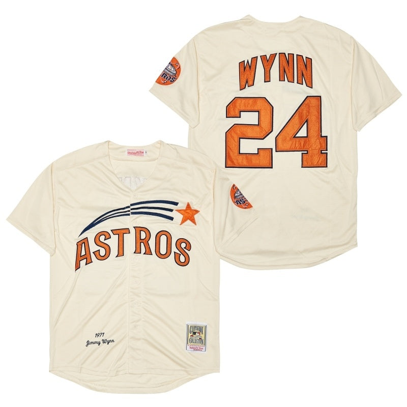 houston astros #24 jimmy wynn Baseball Jersey baseball jersey product view 1