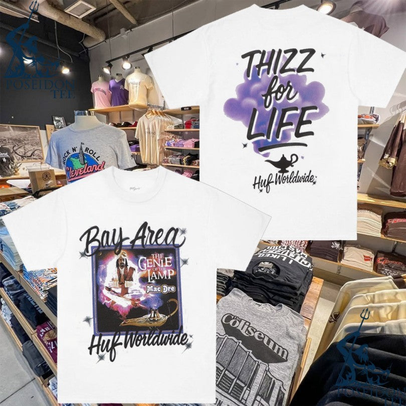 Huf X Mac Dre Thizz For Life T-shirt Unisex T-shirt, Sweatshirt, Hoodie, Long Sleeve Tee - T-Shirt, Sweatshirt, Hoodie