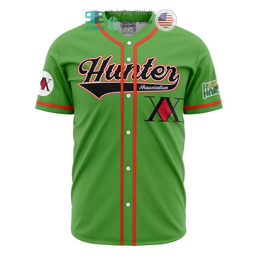BEST Hunter Association Gon Hunter X Hunter Baseball Jersey baseball jersey product view 1