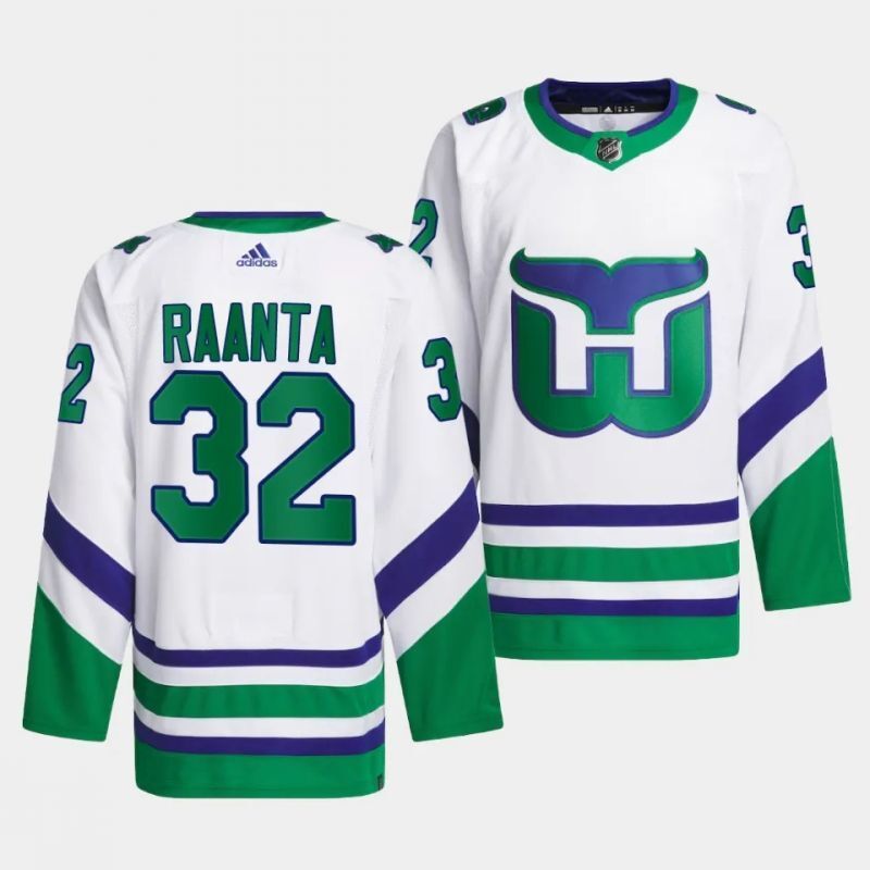 hurricanes whalers #32 antti raanta white jersey Hockey Jersey hockey jersey product view 1