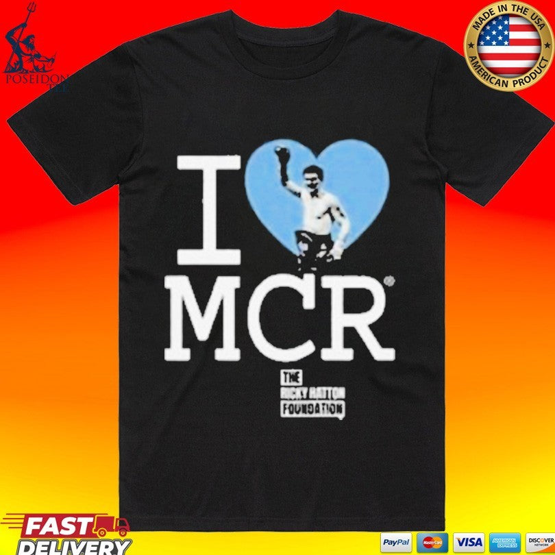 I Love Manchester I Love Ricky Hatton T-shirt Unisex T-shirt, Sweatshirt, Hoodie, Long Sleeve Tee - T-Shirt, Sweatshirt, Hoodie