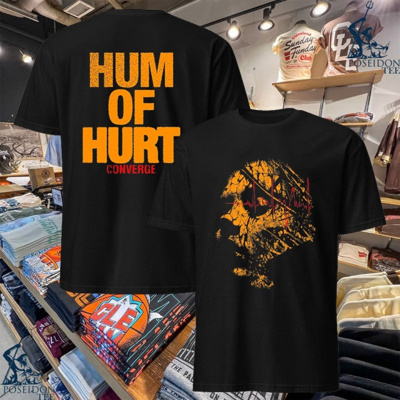 Converge Cult Hum Of Hurt Facewaves Yellow T-shirt Unisex T-shirt, Sweatshirt, Hoodie, Long Sleeve Tee - T-Shirt, Sweatshirt, Hoodie