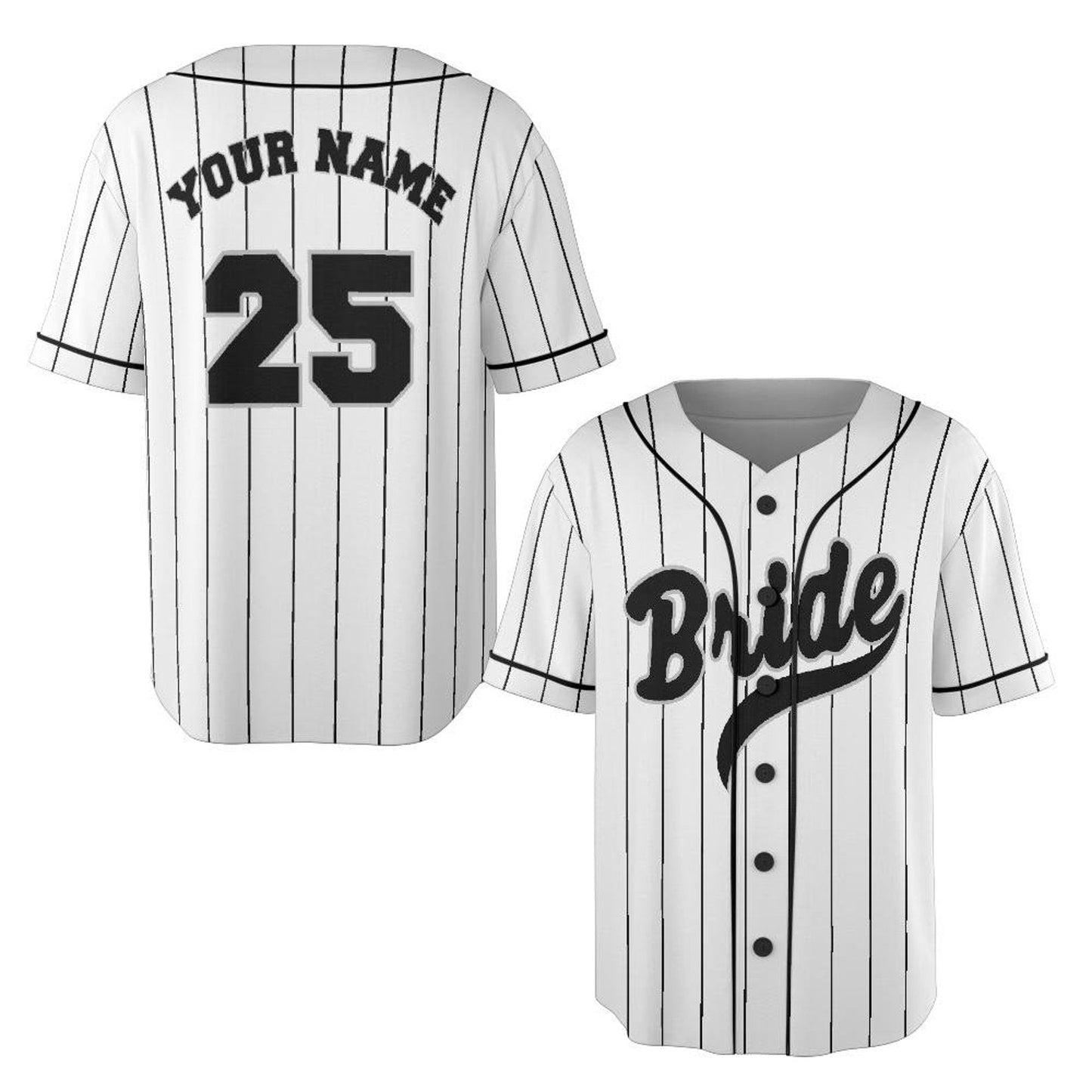 Bride and Groom Matching Baseball Jersey, Bride Groom Shirts Bride Baseball Jersey for Wedding, Honeymoon Matching Husband and Wife baseball jersey product view 1
