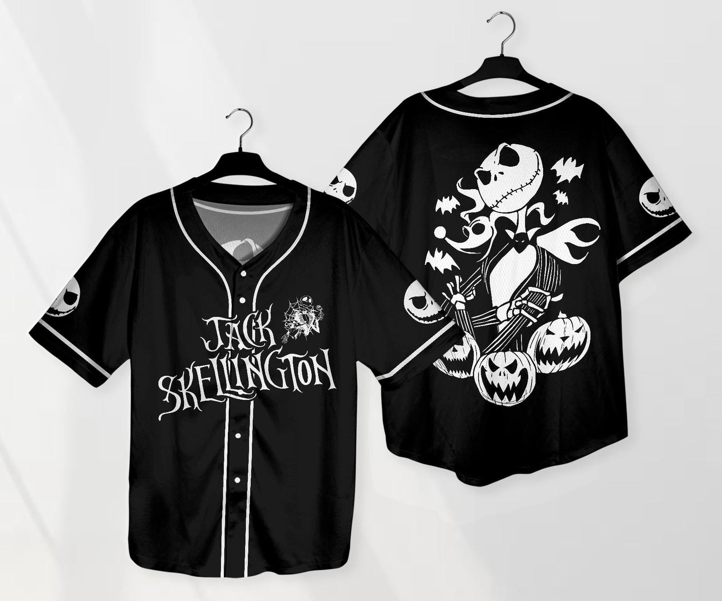 Pumpkin King Baseball Jersey Shirt Nightmare Before Basketball Jersey Shirt Gift baseball jersey product view 1