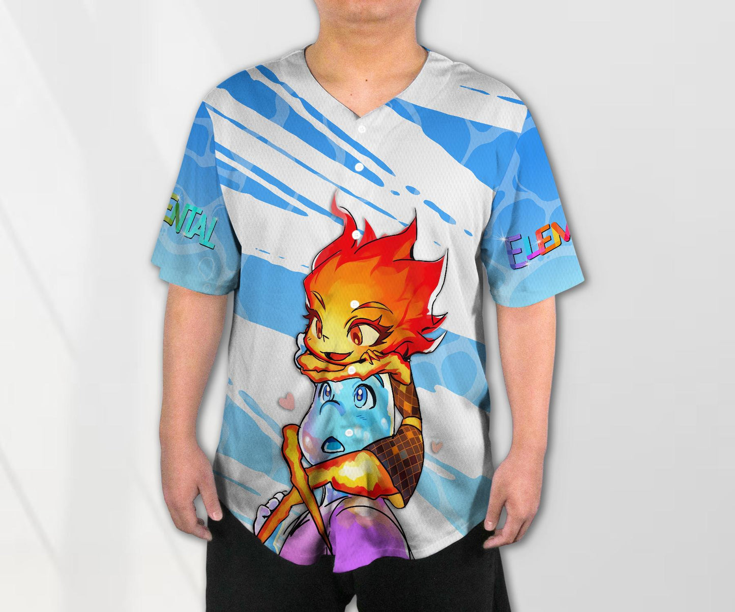 Wade Ember Baseball Jersey Shirt Wade Jersey Cartoon Ember Shirt Gift baseball jersey product view 2