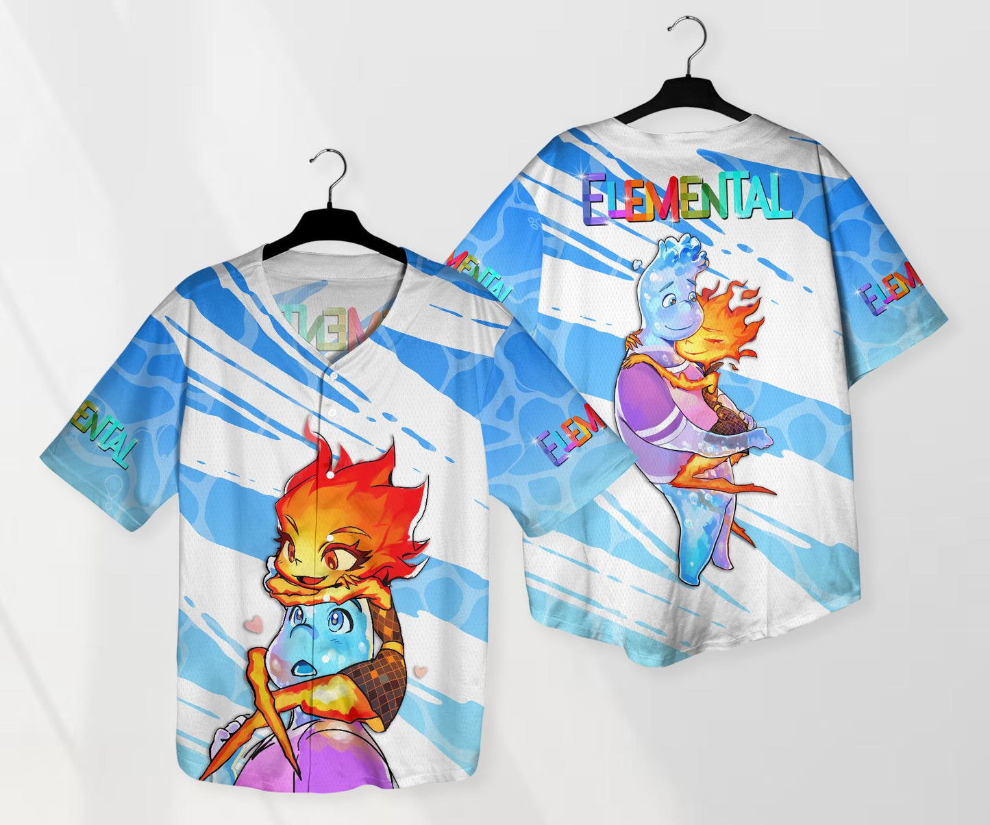 Wade Ember Baseball Jersey Shirt Wade Jersey Cartoon Ember Shirt Gift baseball jersey product view 1