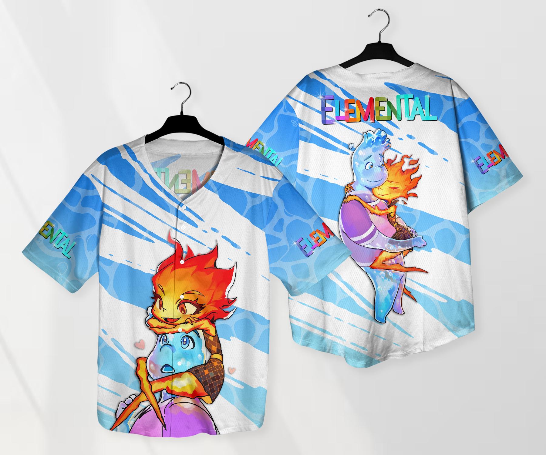 Wade Ember Baseball Jersey Shirt Wade Jersey Cartoon Ember Shirt Gift baseball jersey product view 1