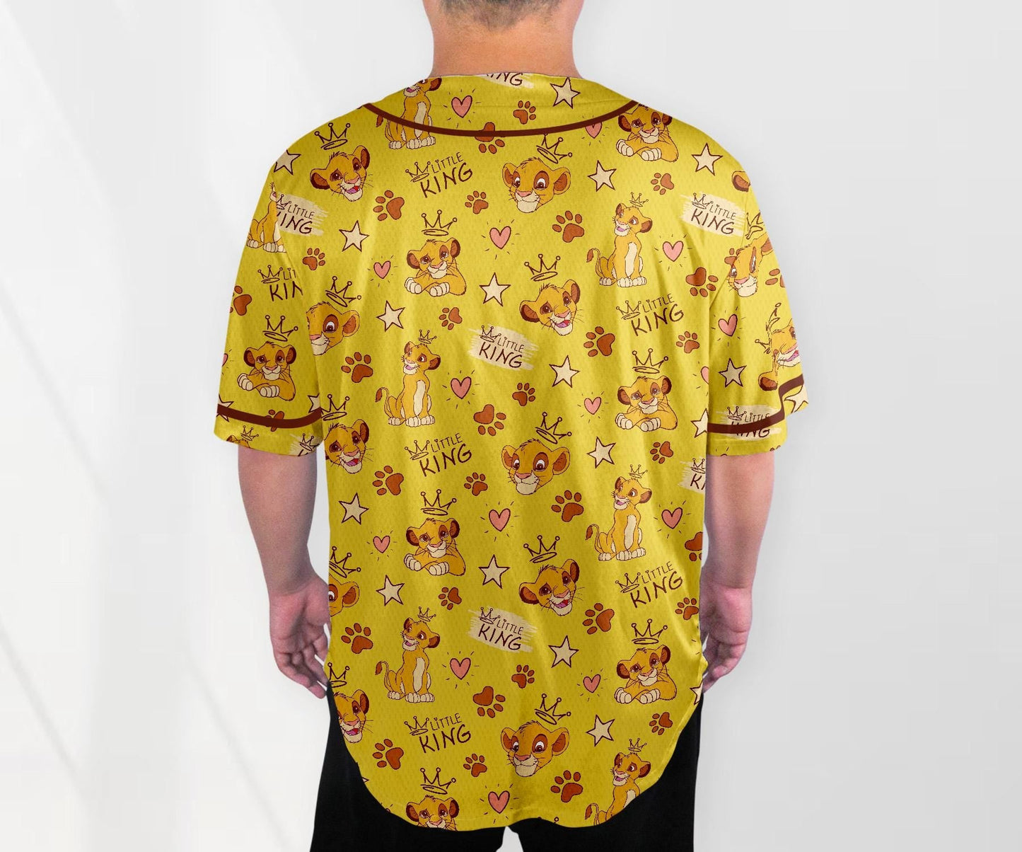 Simba Jersey Shirt The Lion King Baseball Jersey Shirt Funny Jersey Shirt Simba Shirt Gifts baseball jersey product view 3
