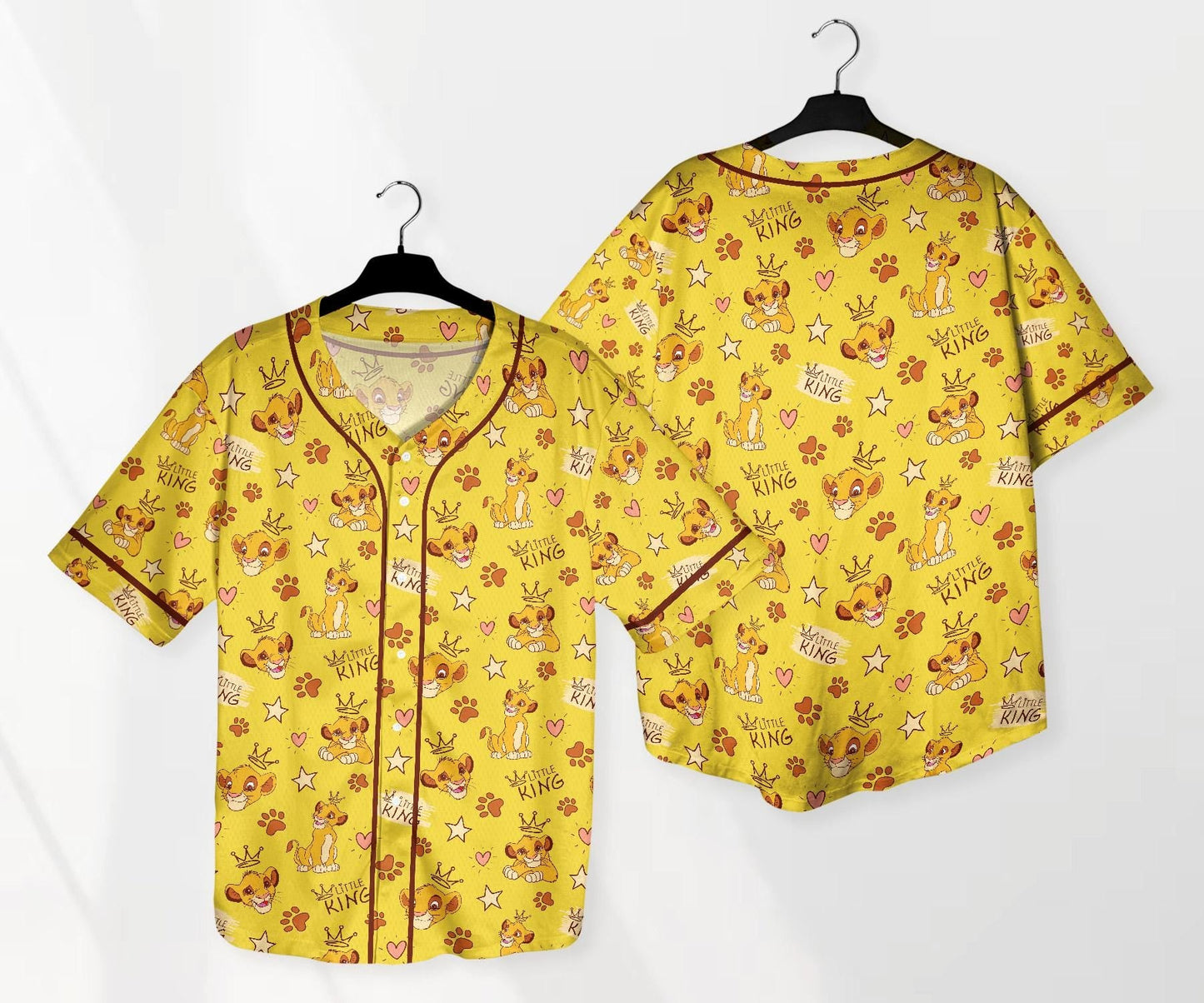 Simba Jersey Shirt The Lion King Baseball Jersey Shirt Funny Jersey Shirt Simba Shirt Gifts baseball jersey product view 1