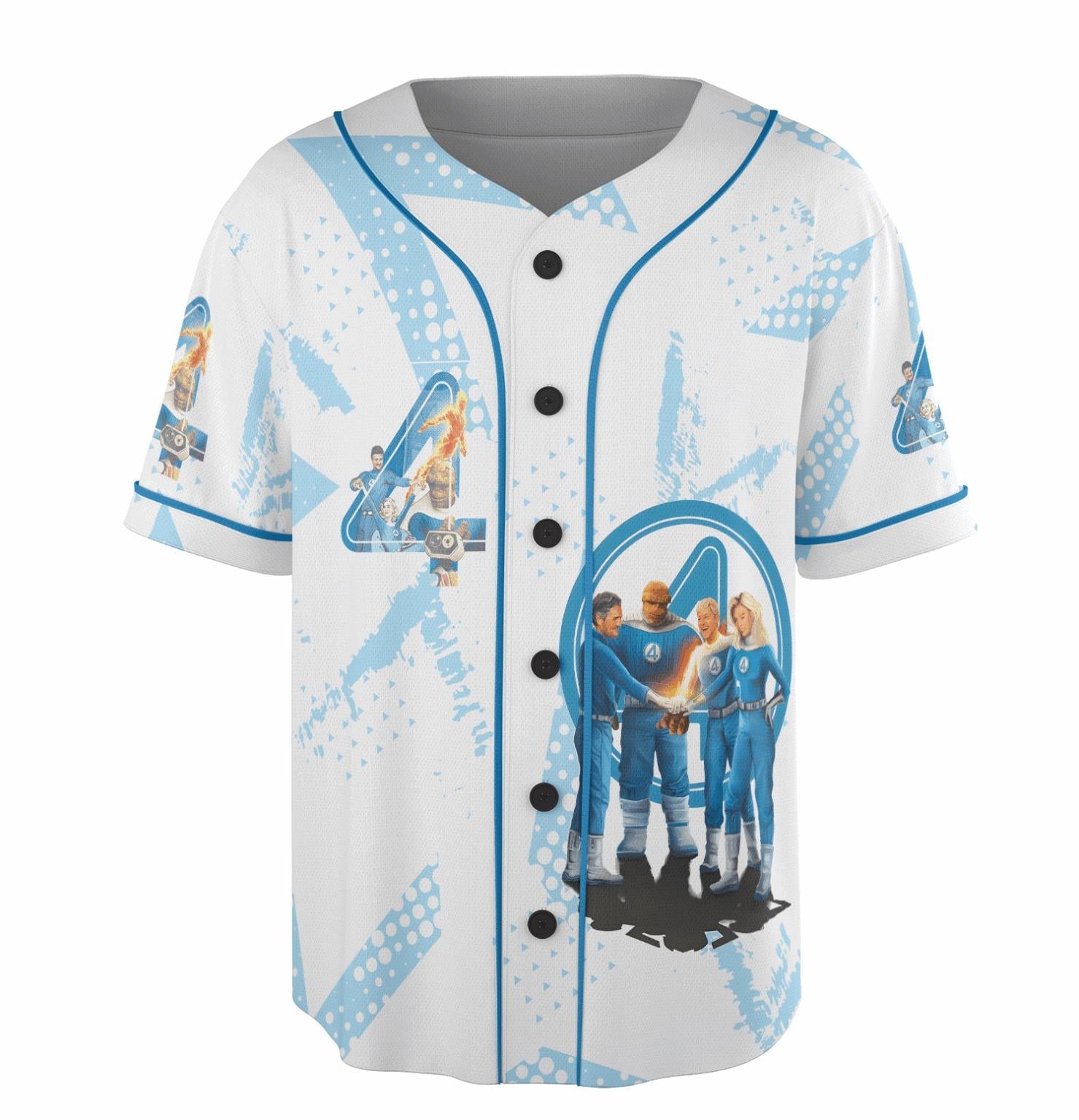 Share The Fantastic Four First Steps Prepare 4 Lauch 3D Jersey, Movie Jersey sports jersey product view 2