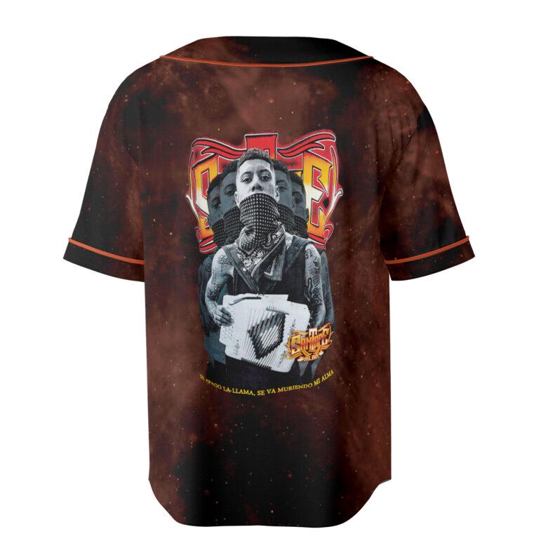Santa Fe Klan Se Apago La Llama Playera Negra Dragon’s Fire Black Jersey Mexico sports jersey product view 2