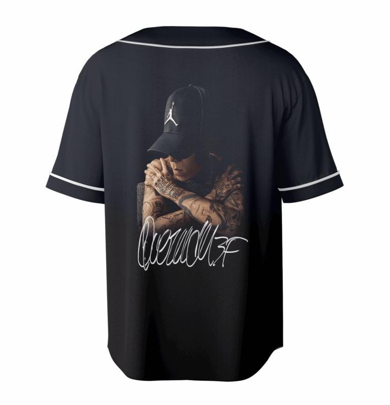 Santa Fe Klan Se Apago La Llama Playera Negra Black Jersey Mexico sports jersey product view 3