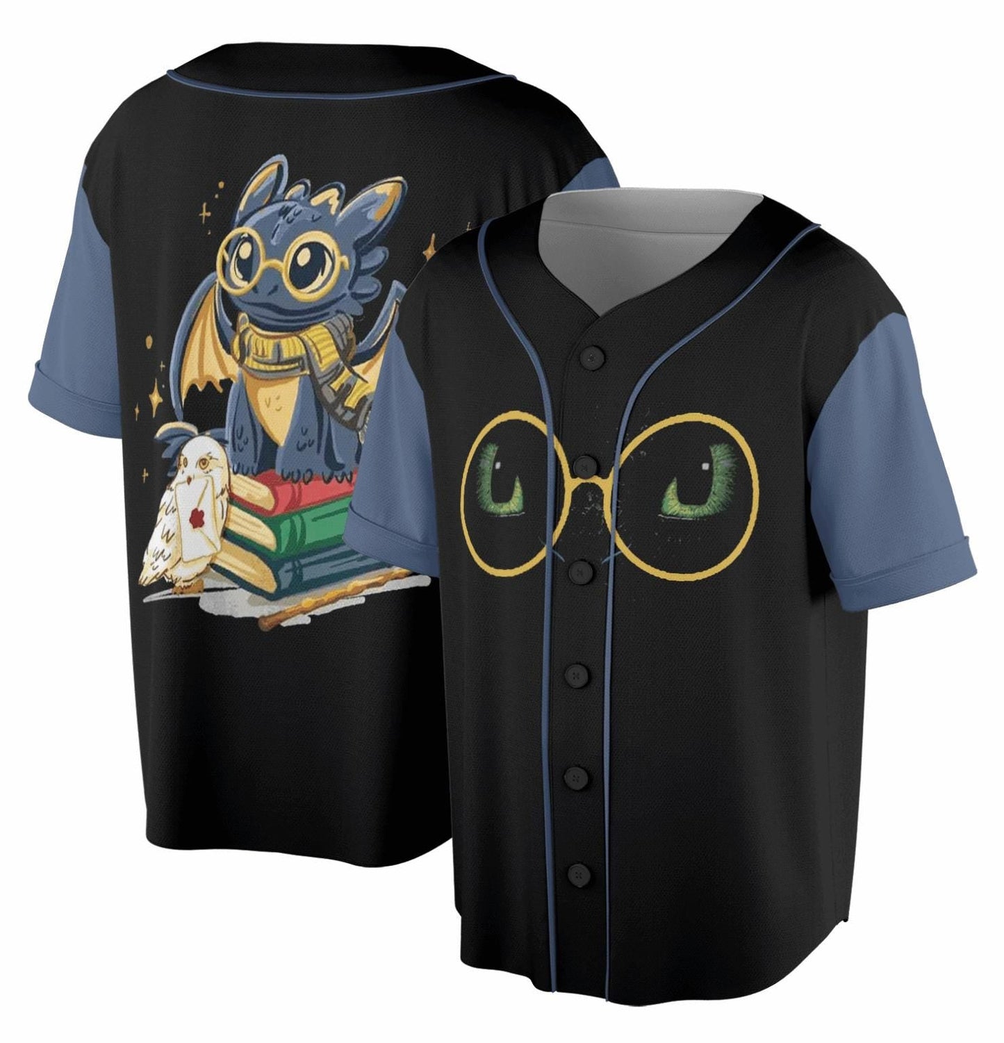 Cute dragon halloween Jersey, dragon vector, vector halloween, wizard dragon, vector dragon Jersey sports jersey product view 1