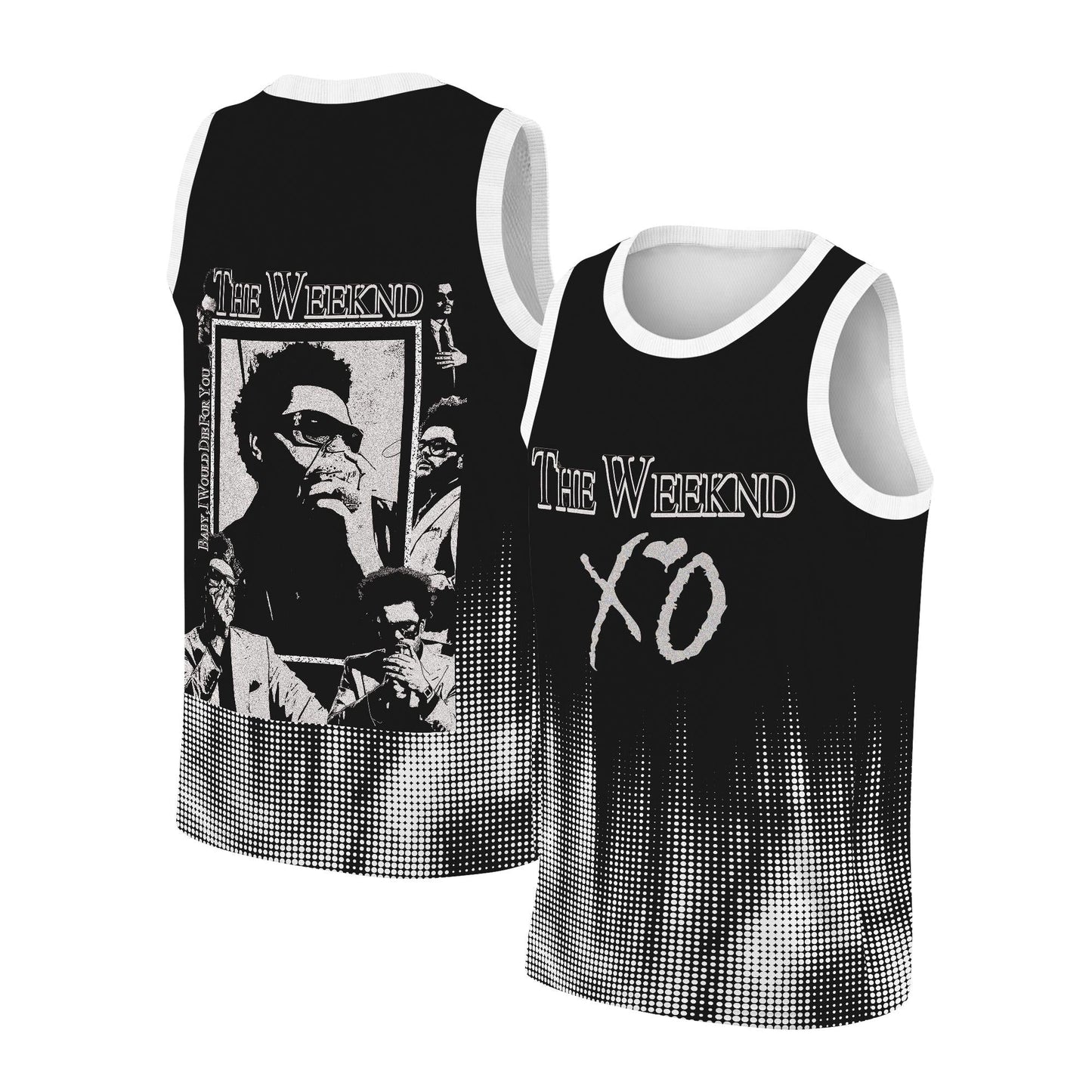 2025 The Weekndd Album Hurry Up Tomorrow Basketball Jersey basketball jersey product view 1