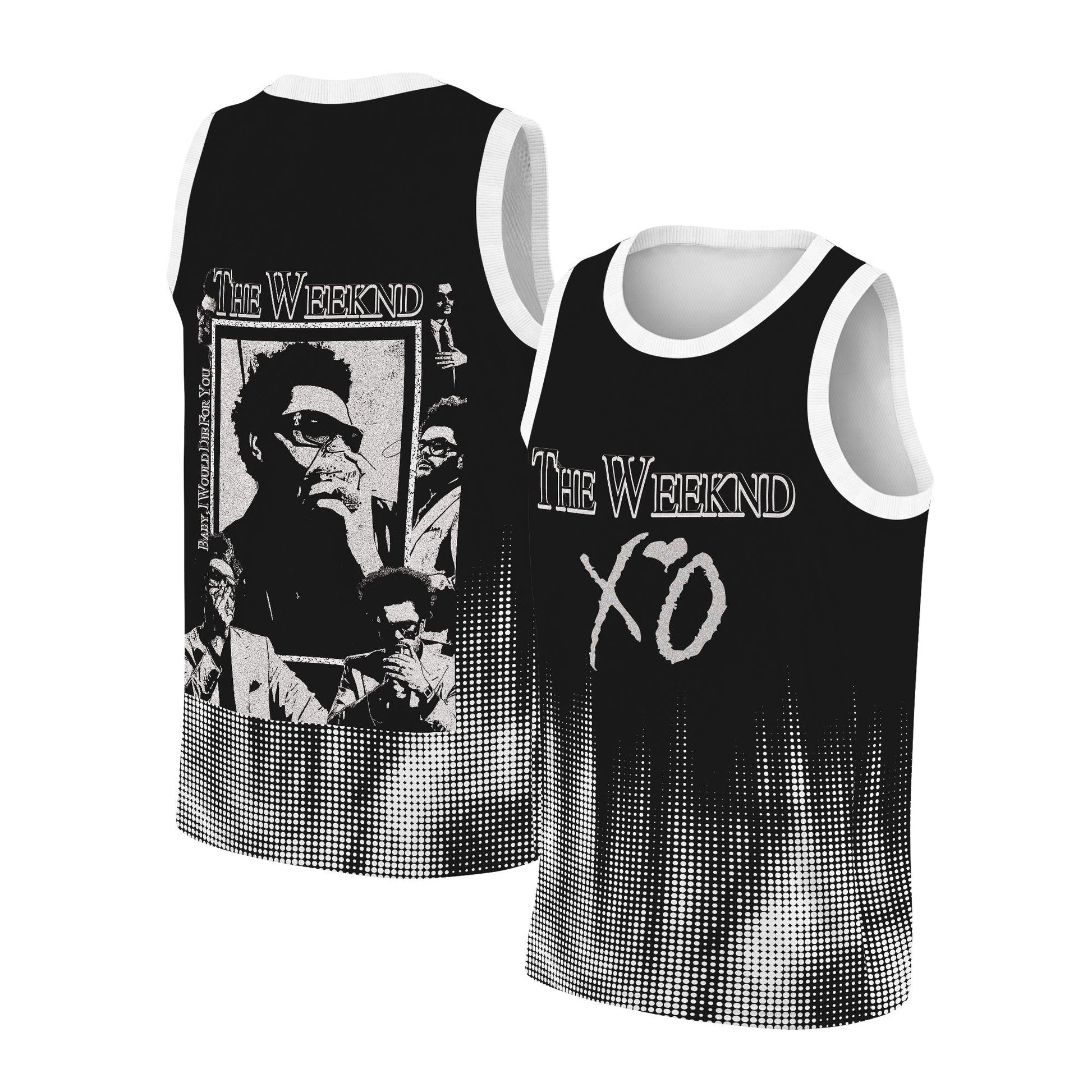 2025 The Weekndd Album Hurry Up Tomorrow Basketball Jersey basketball jersey product view 1