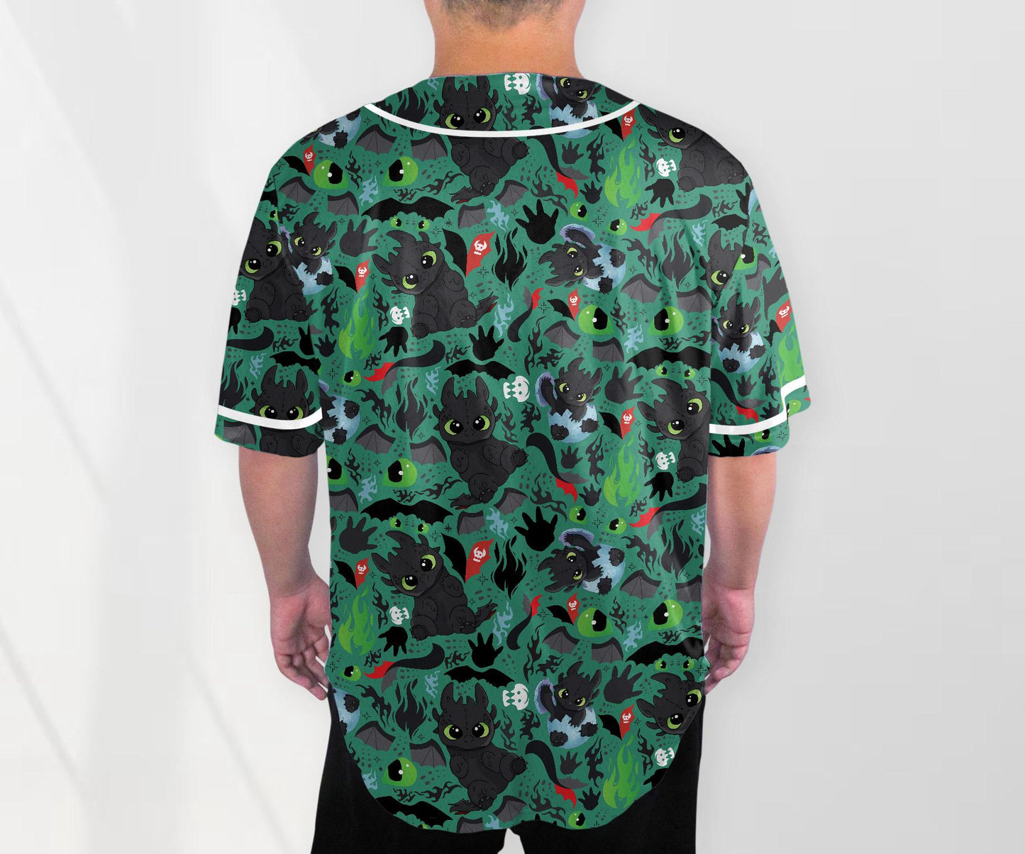 Toothless Baseball Jersey Shirt Dragon Toothless Shirt How to Train Your Dragon Shirt Toothless Shirt Gifts baseball jersey product view 3